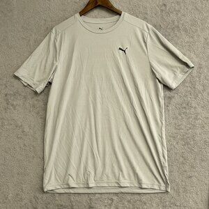 NWOT Puma Men's  Large Tan Performance T-Shirt 100% Polyester